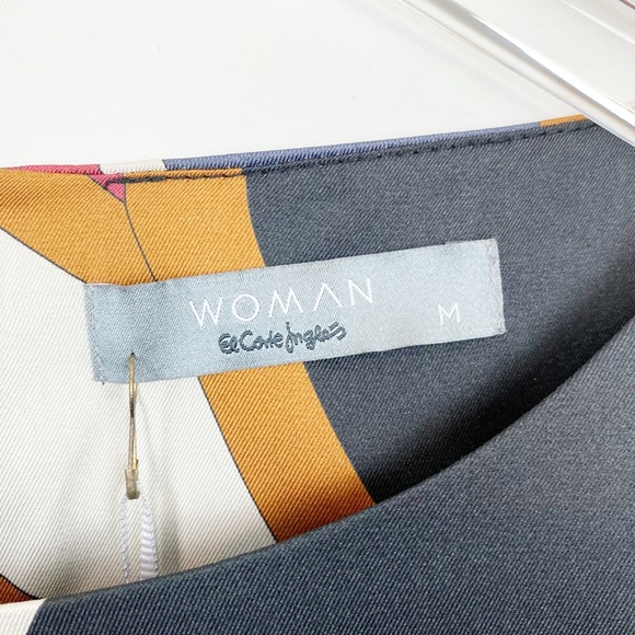 El Corte Ingles Ruffle Sleeve Flowing Dress Printe - Picture 14 of 16